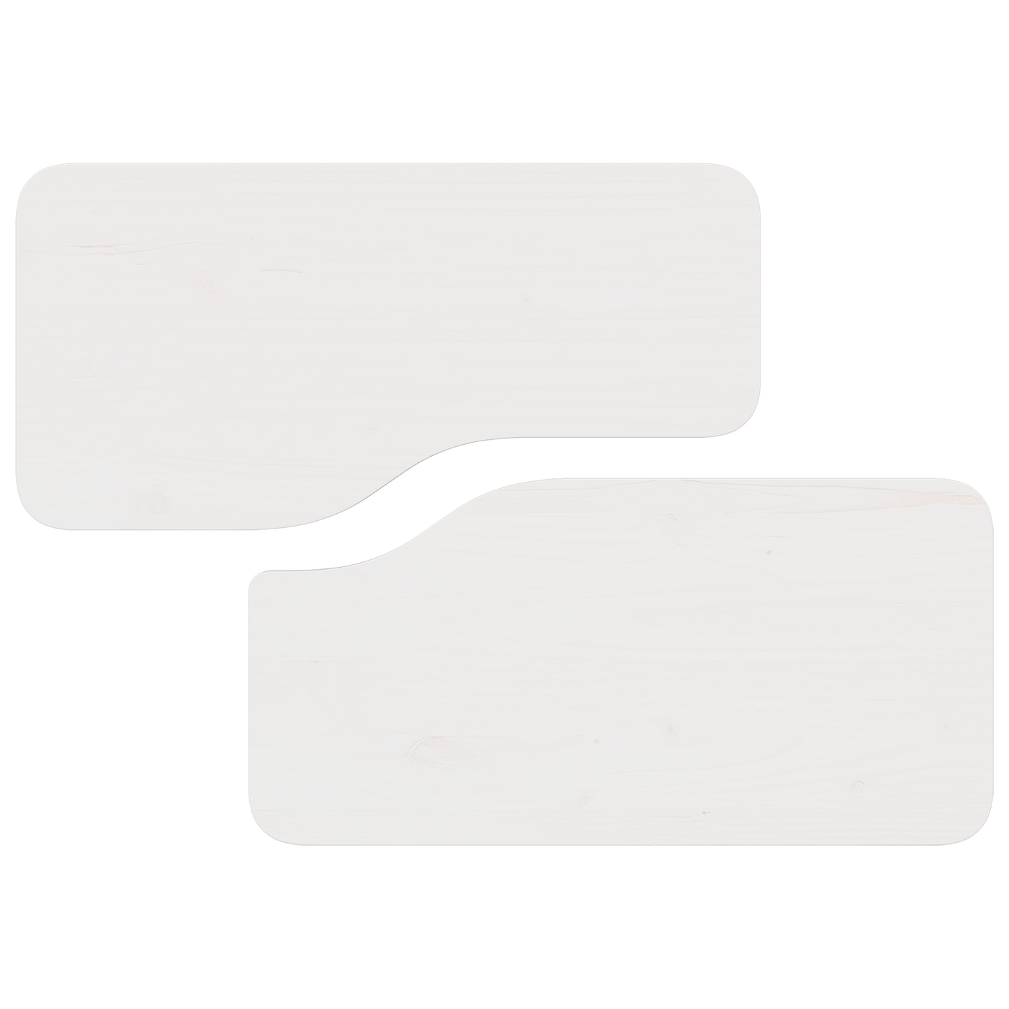 Salongbord Sofabord Hvit 2 stk Hvit 100 x 69 x 35.5 cm Massiv furu tre
