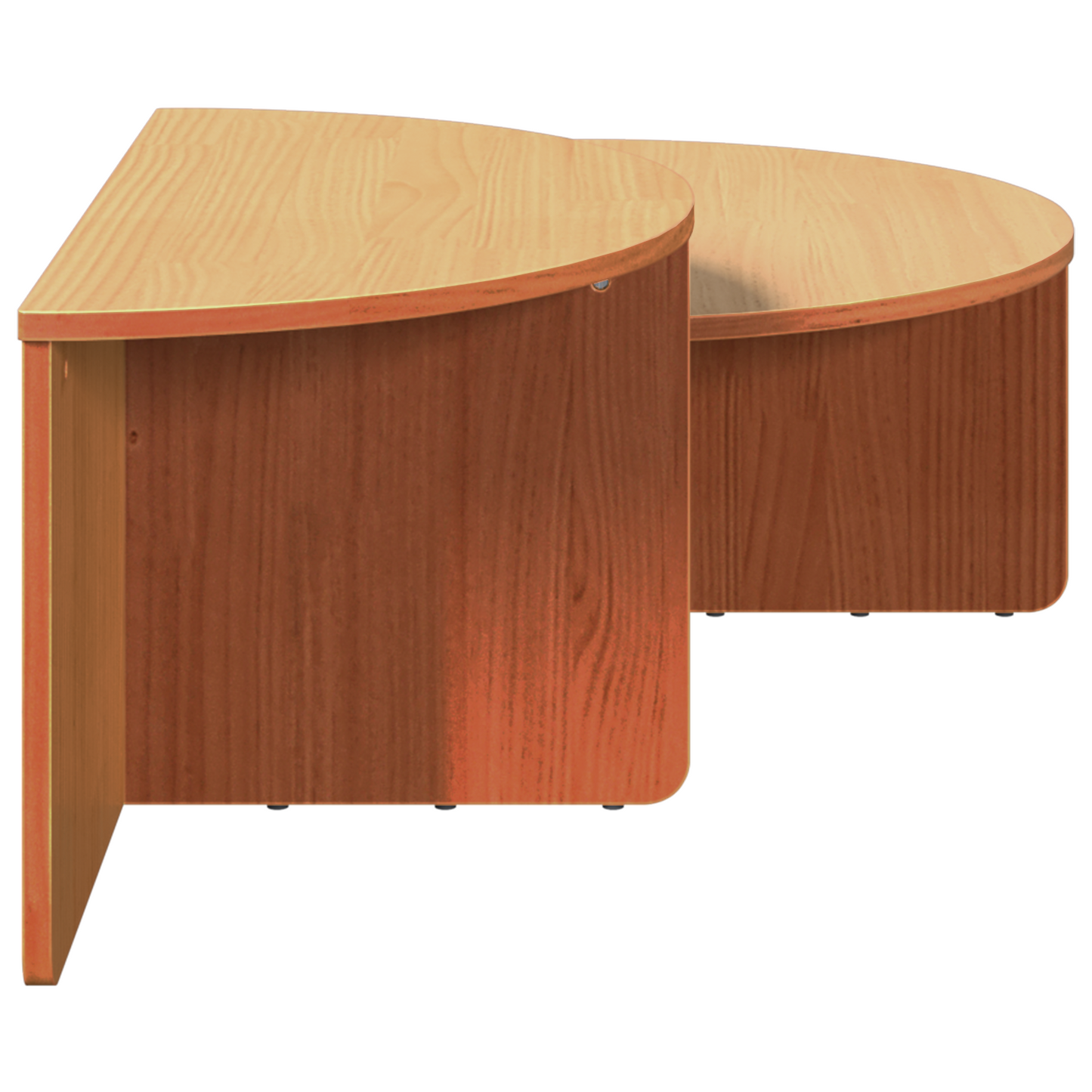 Salongbord Sofabord Tre 2 stk Voksbrun 79 x 39.5 x 40 cm Massiv furu tre