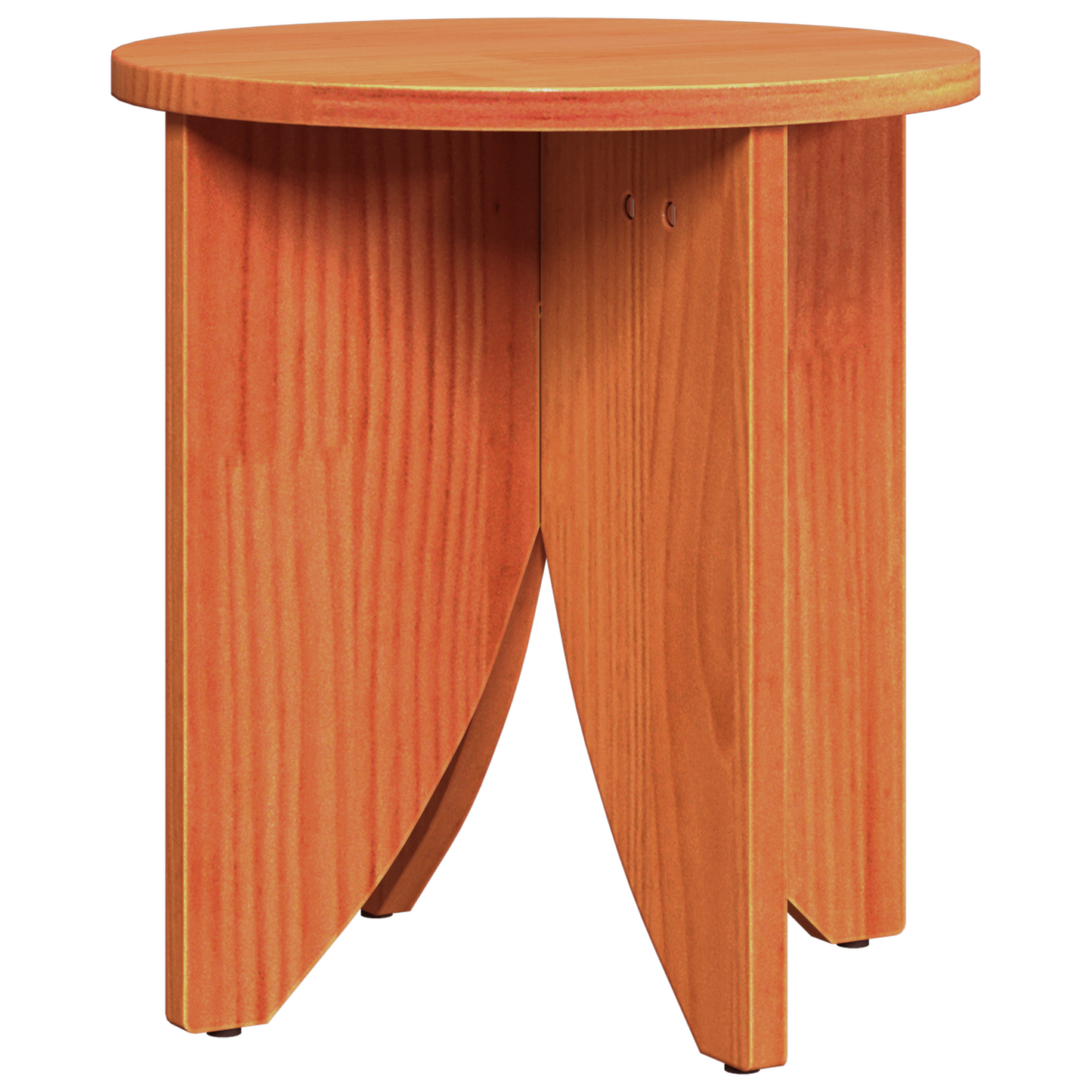 Salongbord Sofabord Brun Sett 2 stk Voksbrun 41,5 x 41,5 x 44 cm