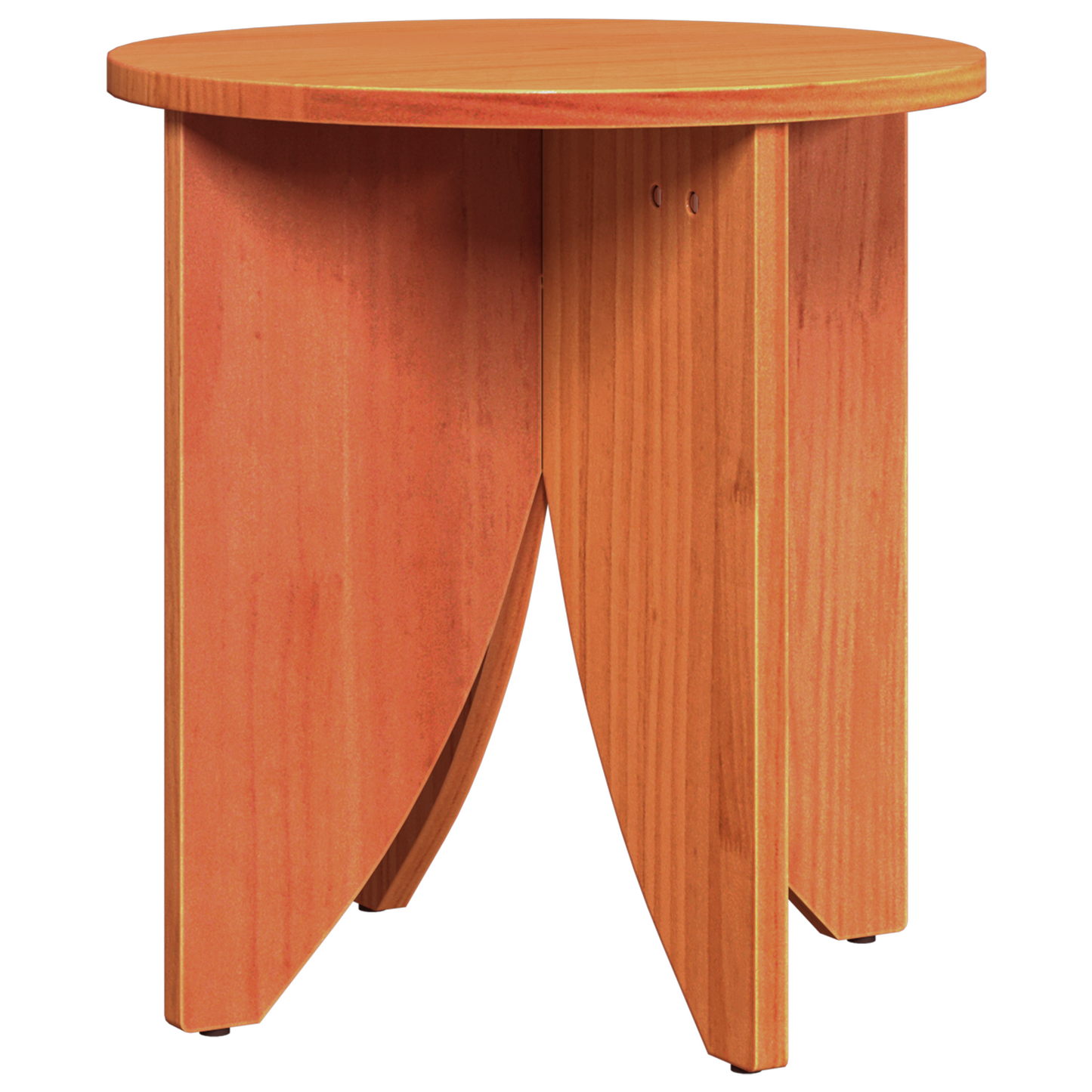 Salongbord Sofabord Brun Sett 2 stk Voksbrun 41,5 x 41,5 x 44 cm