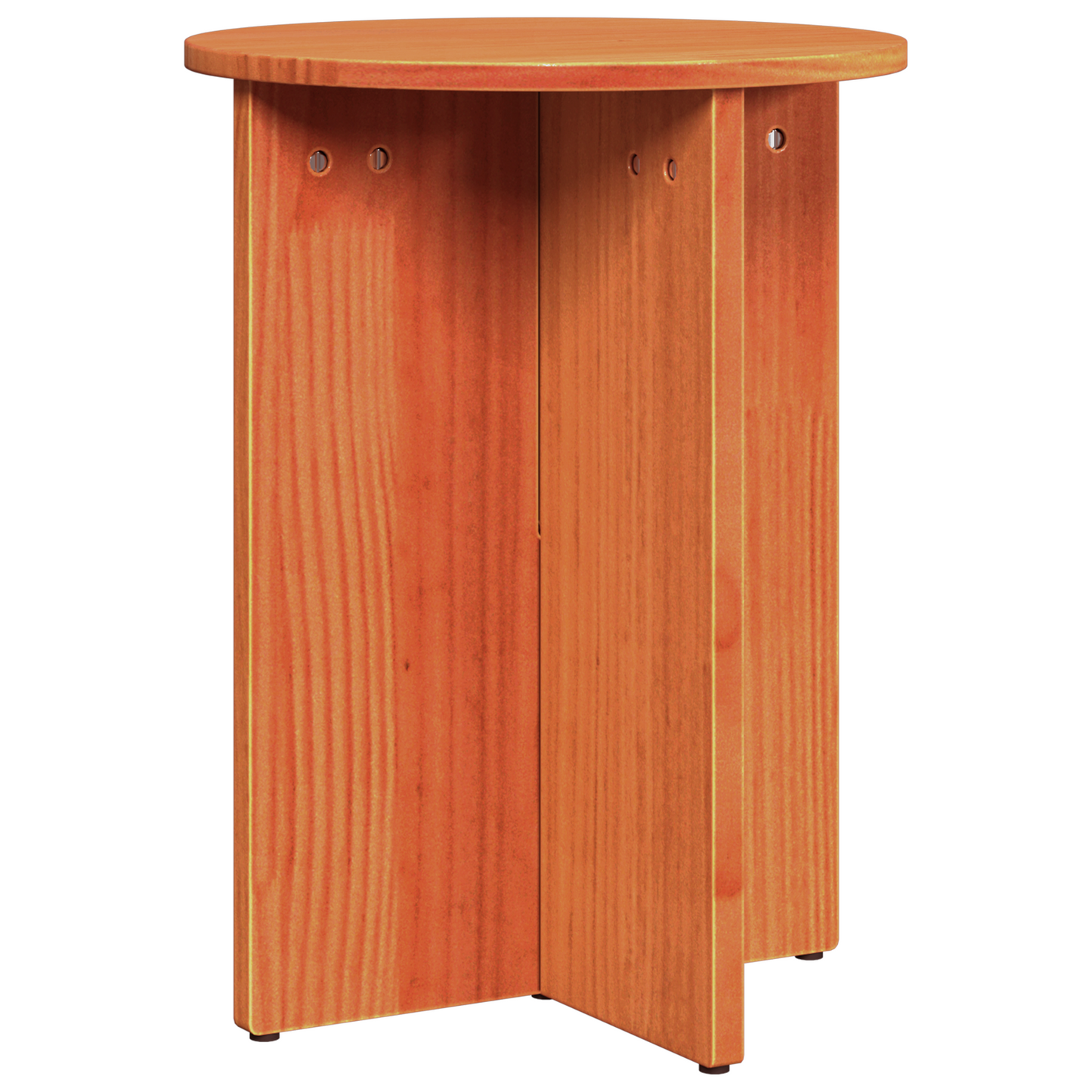 Salongbord Sofabord Brun Sett 2 stk 41,5 x 41,5 x 41 cm Massiv furu tre