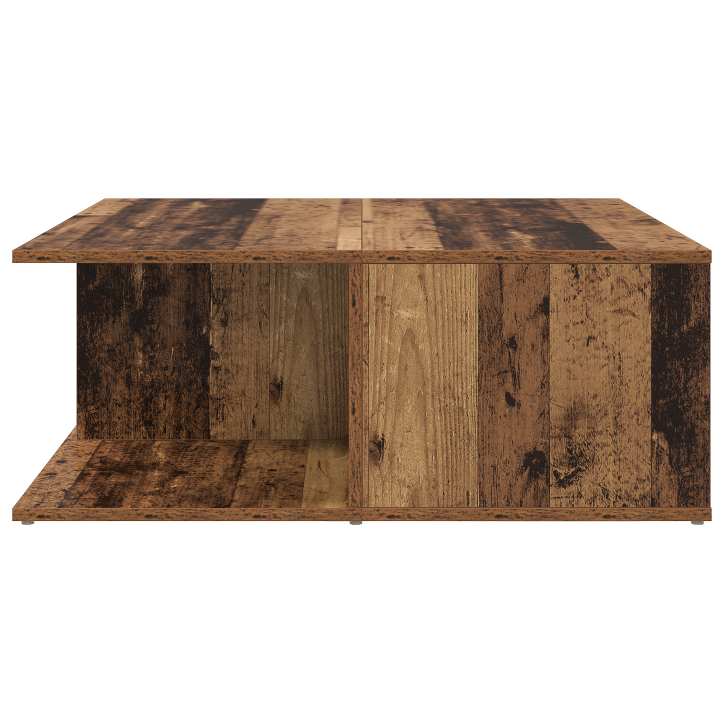 Salongbord Sofabord Gammelt Tre med skuff 80 x 80 x 31 cm