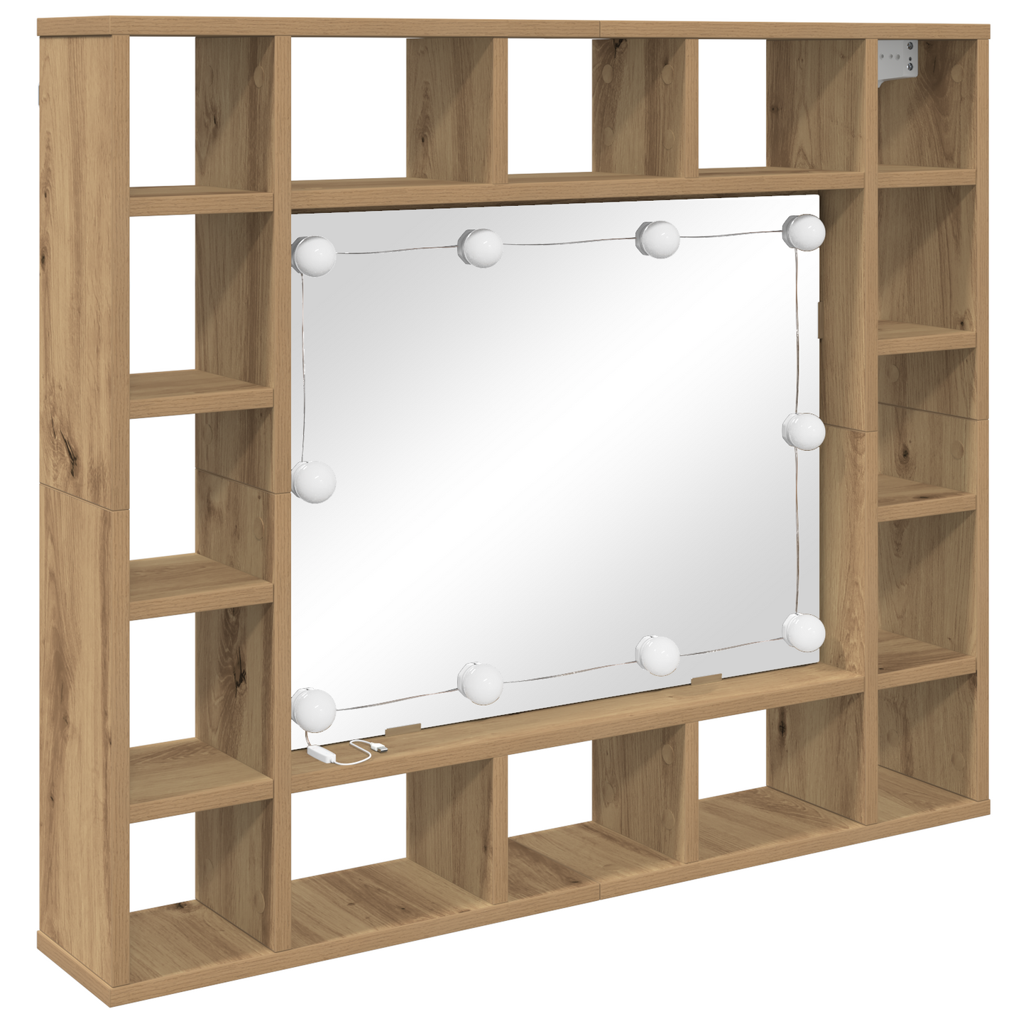 Sminkespeil Artisan Eik 91 x 15 x 76.5 cm