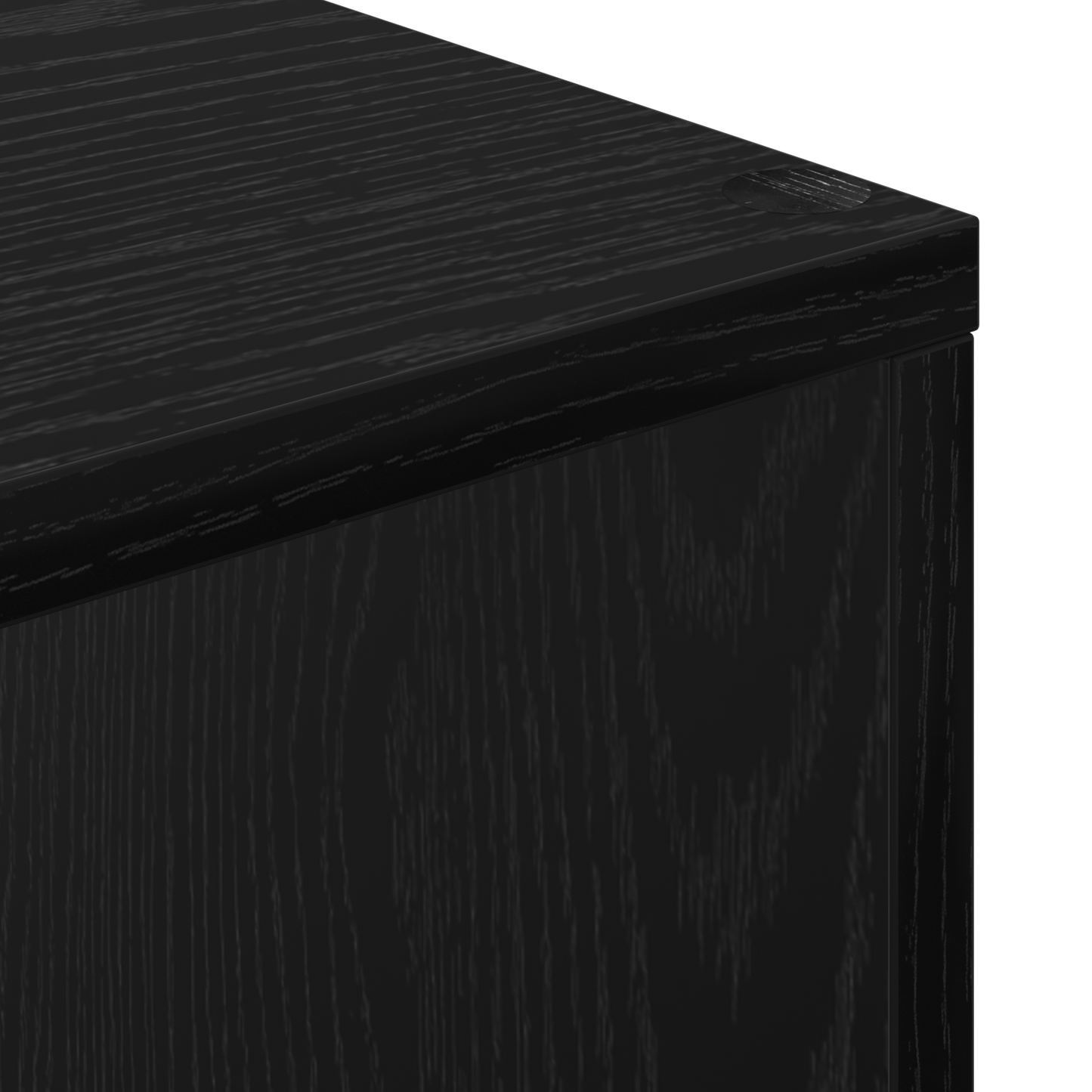 Bokhylle Svart eik 70 x 24 x 129 cm Konstruert tre