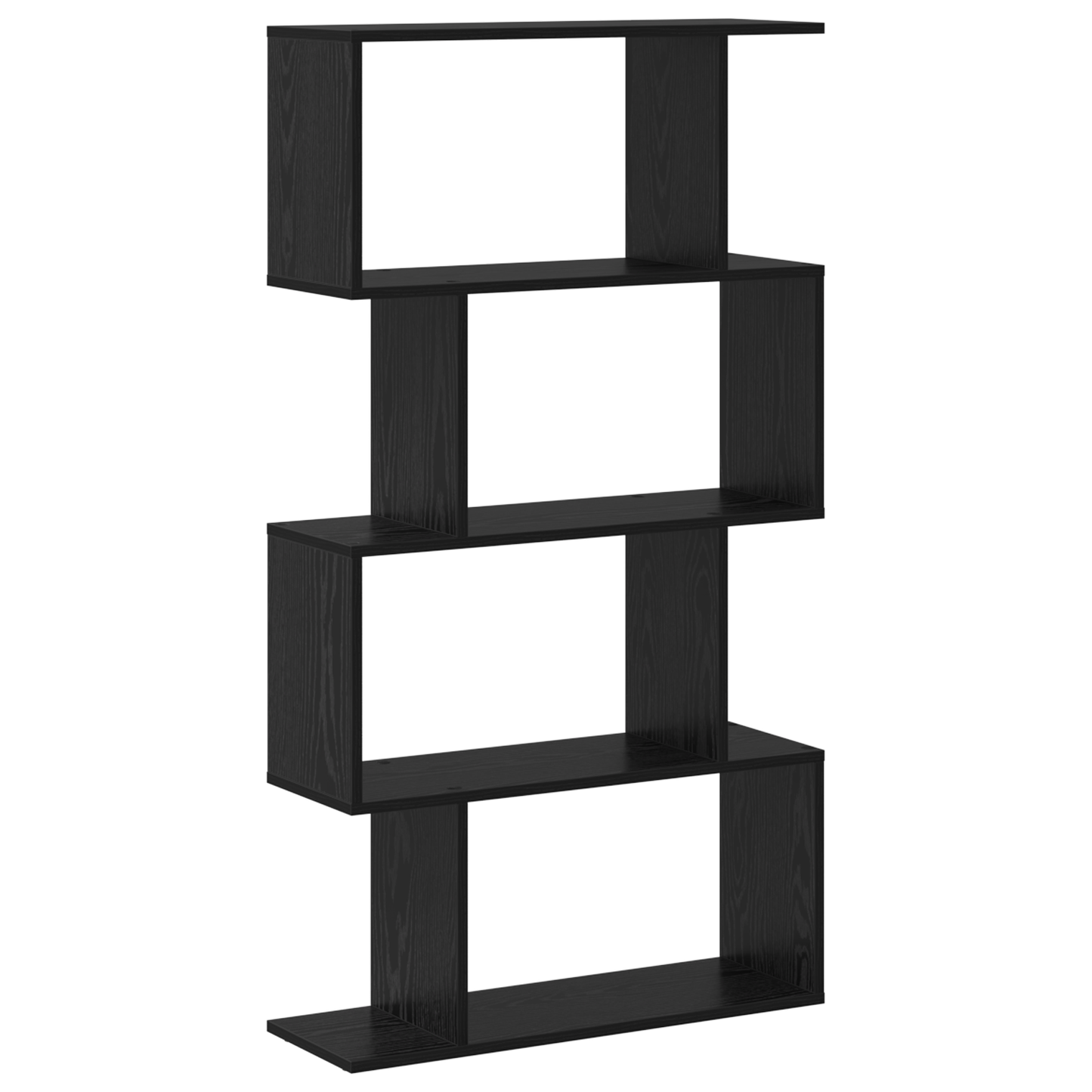Bokhylle Svart eik 70 x 24 x 129 cm Konstruert tre