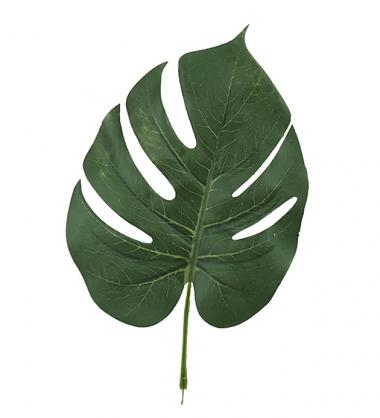 Kunstig Monstera blad 28 cm , hemmetshjarta.no