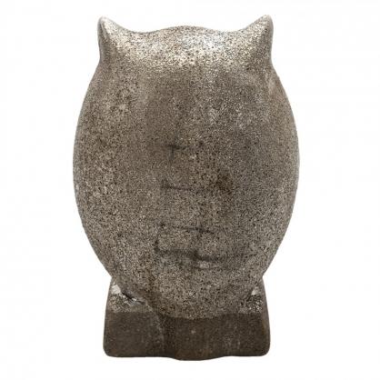 Dekorasjon Figur Ugle 23 Cm Gr Keramikk , hemmetshjarta.no