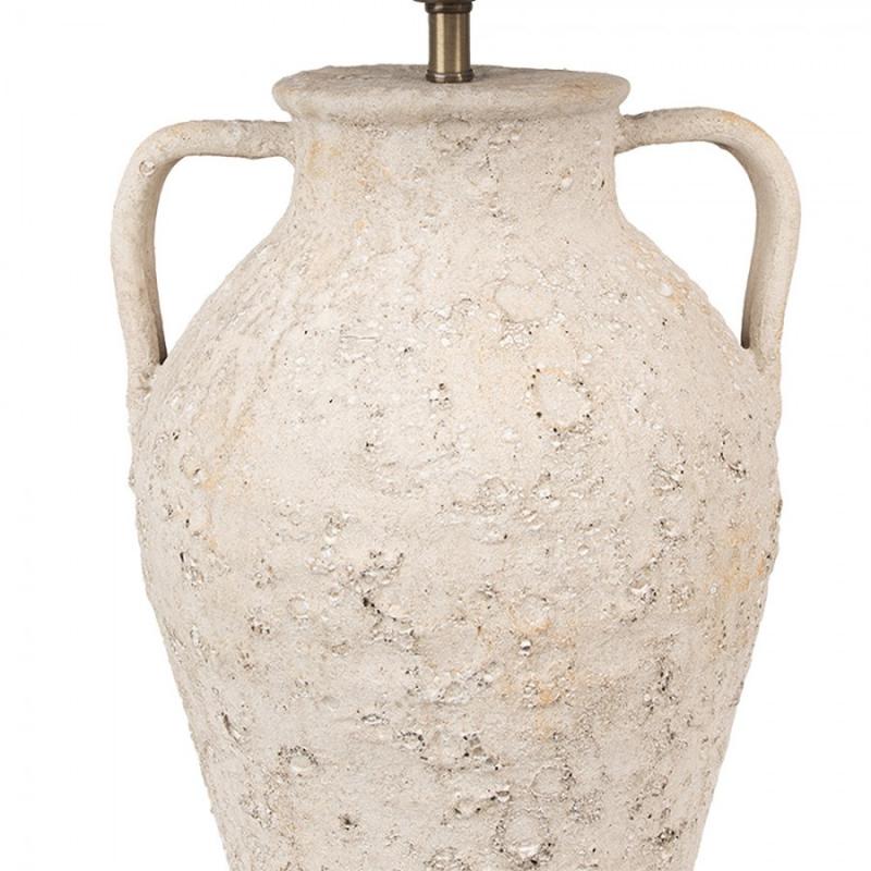 Bordlampe Beige  40x65 cm Terrakotta , hemmetshjarta.no