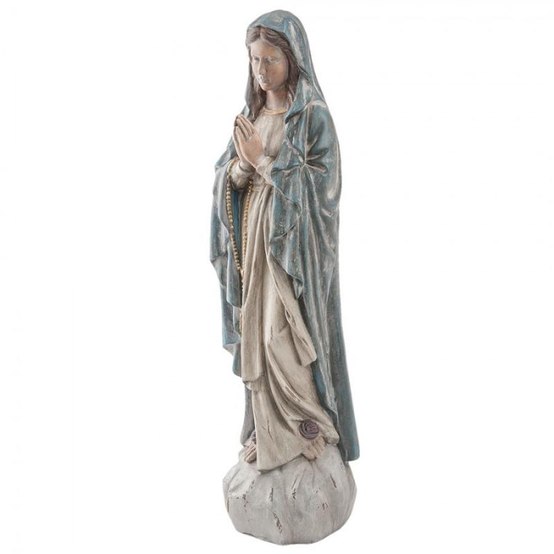 Dekorasjon Madonna XXL 78 Cm Beige Bl Polyresin , hemmetshjarta.no