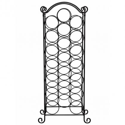 Vinstativ i metall for 21 flasker , hemmetshjarta.no