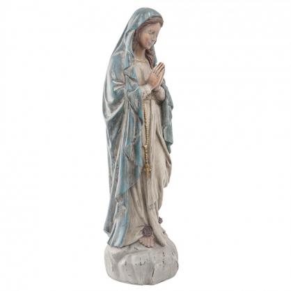 Dekorasjon Madonna XXL 78 Cm Beige Bl Polyresin , hemmetshjarta.no