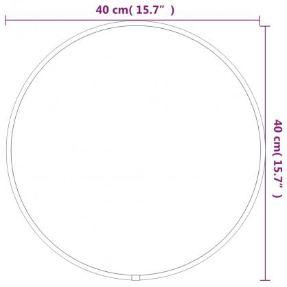 Veggspeil rundt slv  40 cm , hemmetshjarta.no