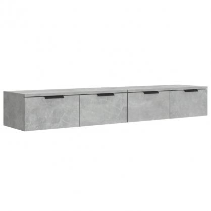 Veggskap 68x30x20 cm betonggr konstruert tre 2 stk , hemmetshjarta.no