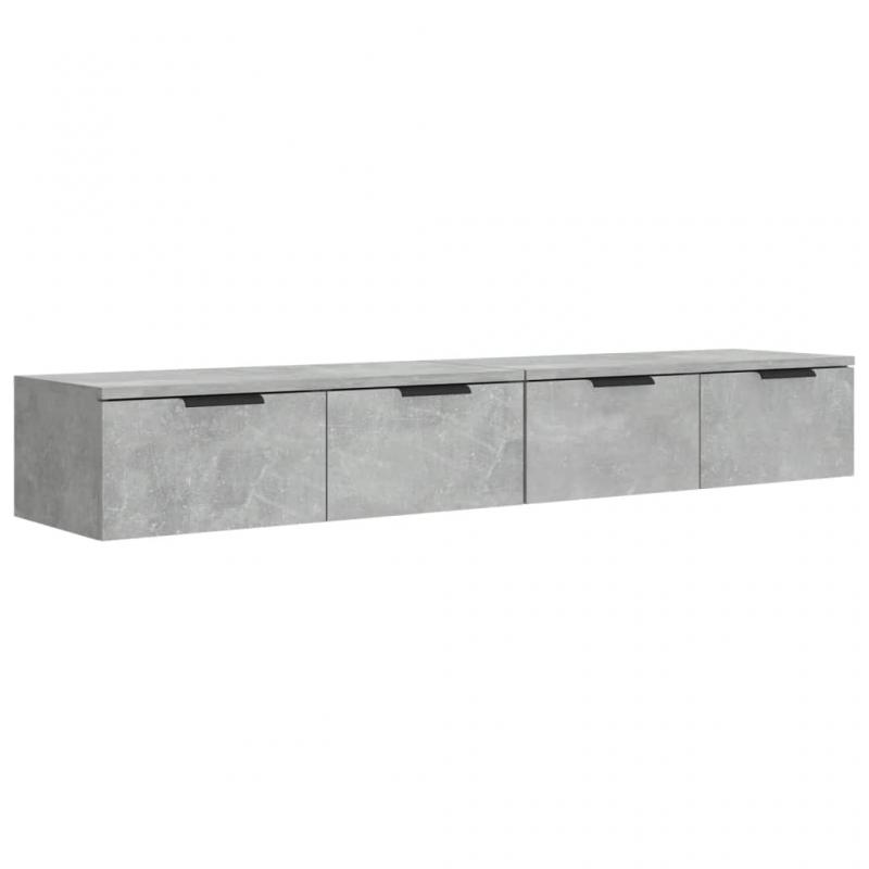 Veggskap 68x30x20 cm betonggr konstruert tre 2 stk , hemmetshjarta.no