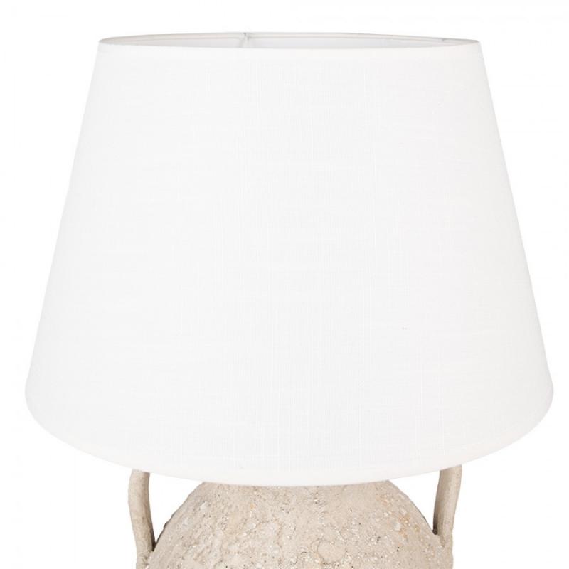 Bordlampe Beige  40x65 cm Terrakotta , hemmetshjarta.no