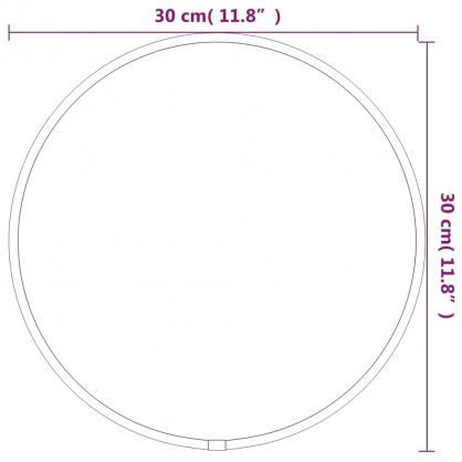 Veggspeil rundt slv  30 cm , hemmetshjarta.no