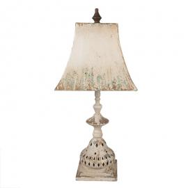 Bordlampe Ø 29x67 cm Beige Metall , hemmetshjarta.no