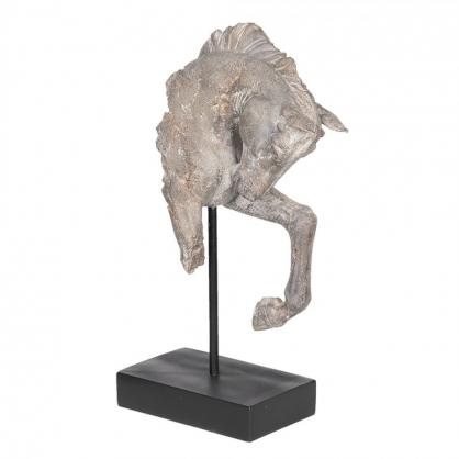 Dekorasjon Figur Statue Hest 28x12x43 cm Gr Polyresin , hemmetshjarta.no