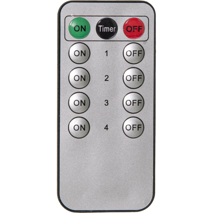Batteridrevet LED-blokklys 12,5 cm – Advent 1–4 – Hvitt med gullfargede tall
