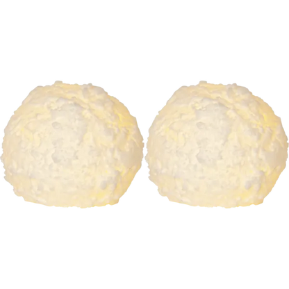 Belysning Jul snøball 2-pakning vokslys LED