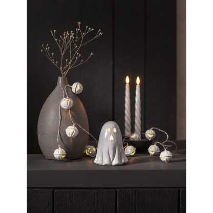 Stearinlys LED Antikklys 2-pakning Flamme Shine Hvit