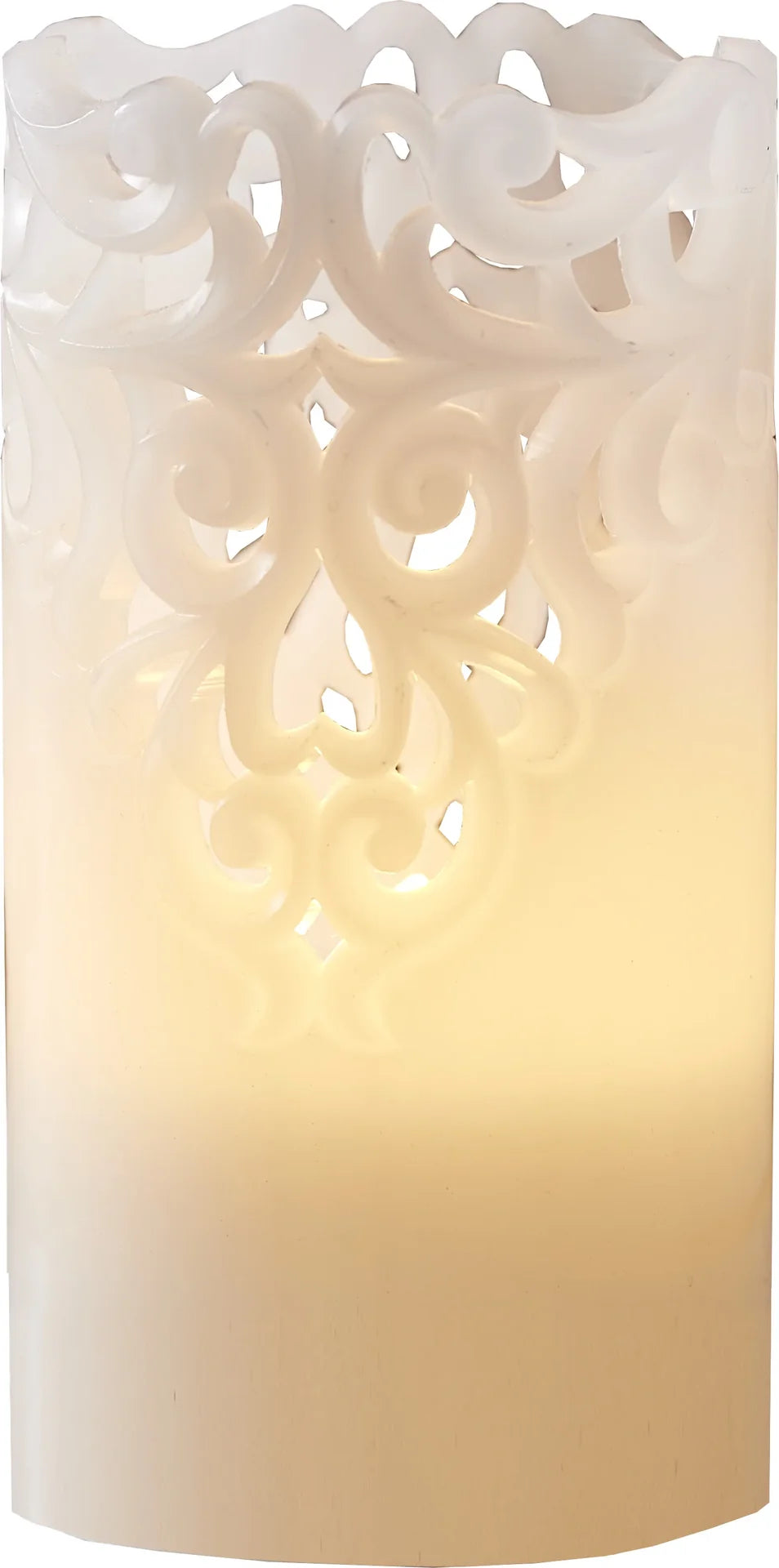 Stearinlys LED Blokklys Clary 15 cm