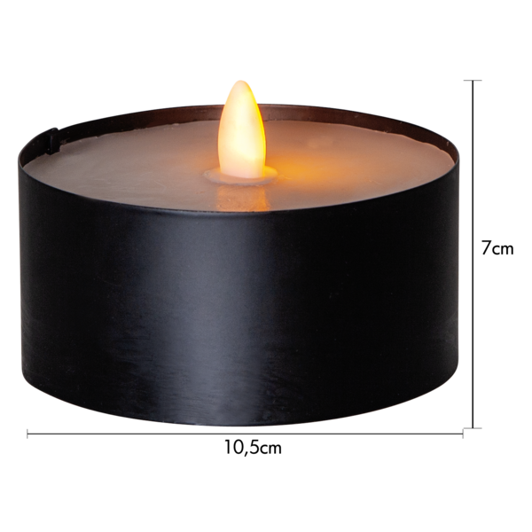 Batteridrevet belysning marsjall 10,5x7 cm