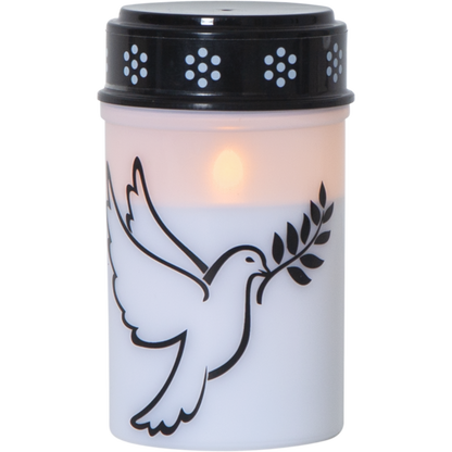Gravpynt LED Gravlys Dove 12 cm