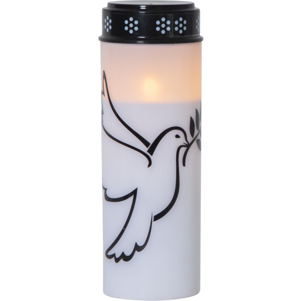 Gravpynt LED Gravlys Dove 21 cm