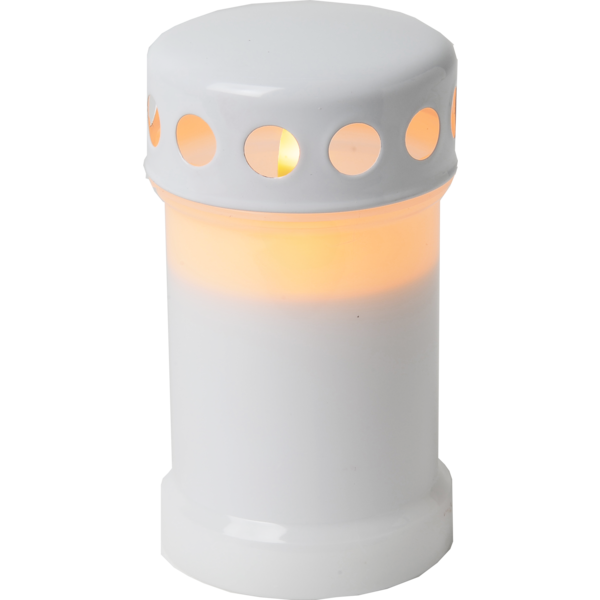 Gravpynt LED Gravlys Serene Hvit 13,5 cm