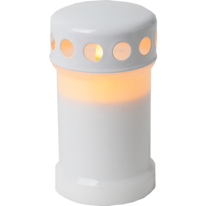 Gravpynt LED Gravlys Serene Hvit 13,5 cm