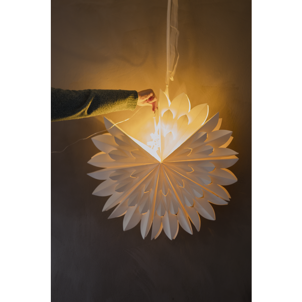 Adventsstjerne Lyslenke stjerne til papirstjerne