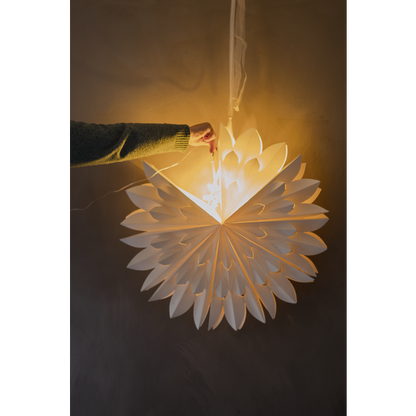 Adventsstjerne Lyslenke stjerne til papirstjerne