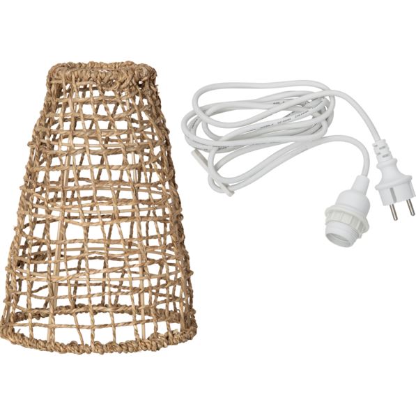 Div. Hagebelysning Lampeskjerm + ledningsstativ for utendørs 23 cm