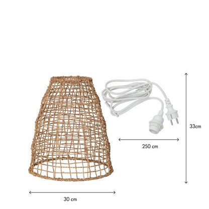 Div. Hagebelysning Lampeskjerm + ledningsstativ for utendørs 33 cm