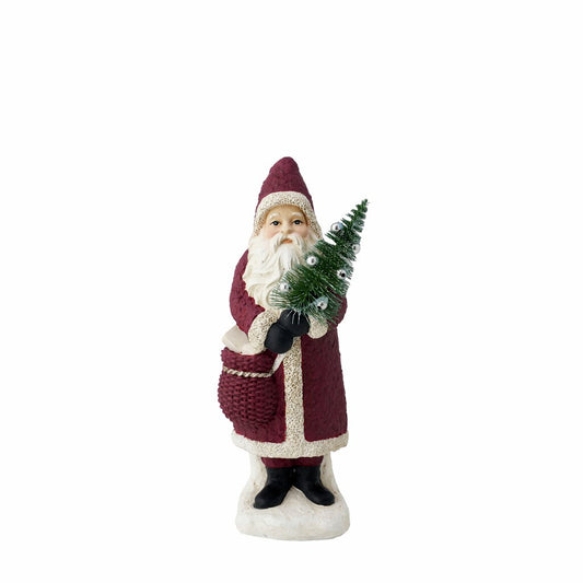Innendørs julepynt Julenisse med gran 20,8 cm