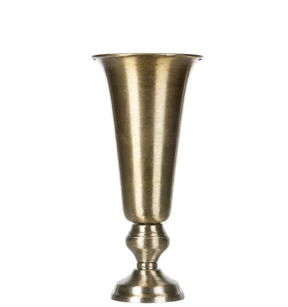 Blomsterpotte Pokal/Vase Tara Børstet Messing 36 cm
