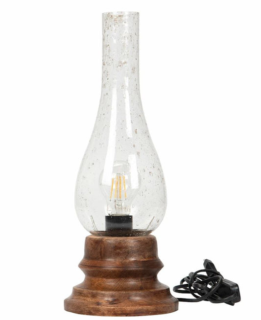 Bordlampe Light Tahi Glass/Tre 42 cm