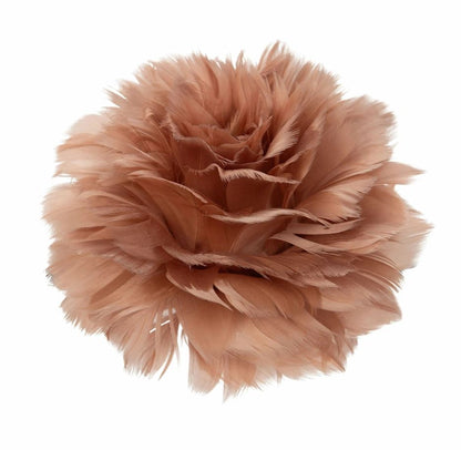 Dekorasjon Fjærblomst med Klemme Muldvarp 6-pakning Ø11 cm