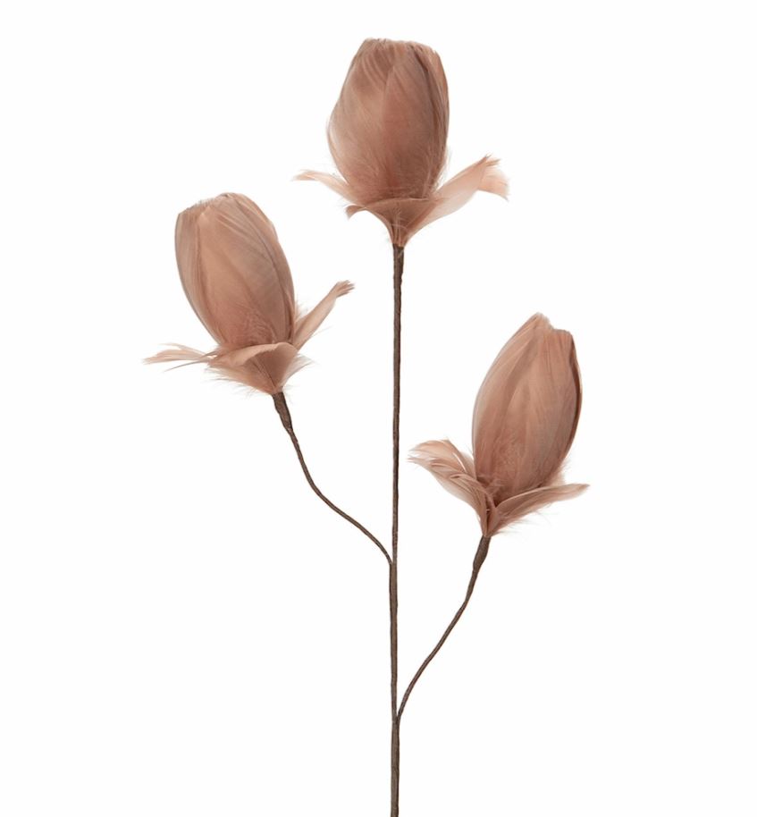 Dekorasjon Kvist Fjærknopp Muldvarp 3-pakning 85 cm