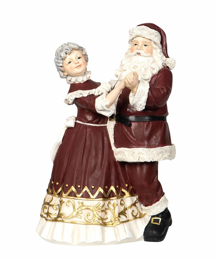 Innendørs julepynt Nisse-dans 16x12x25cm