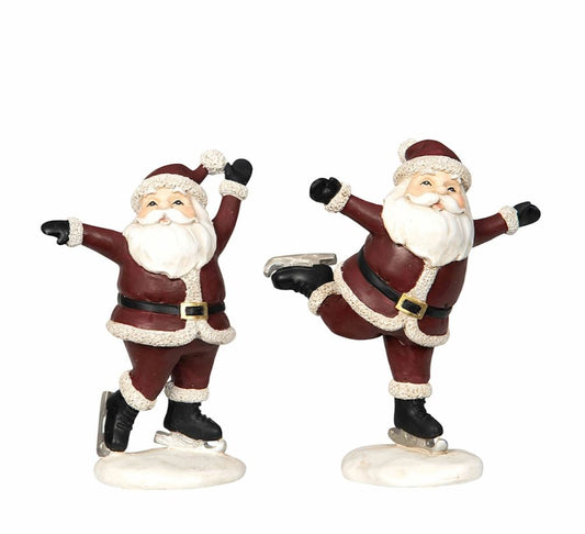 Innendørs julepynt 2-pakning Nisser Skøyter Mix