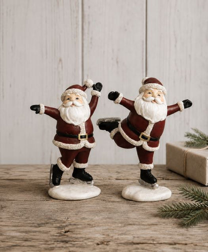 Innendørs Julepynt 2-pack Nisser Skøyter Mix