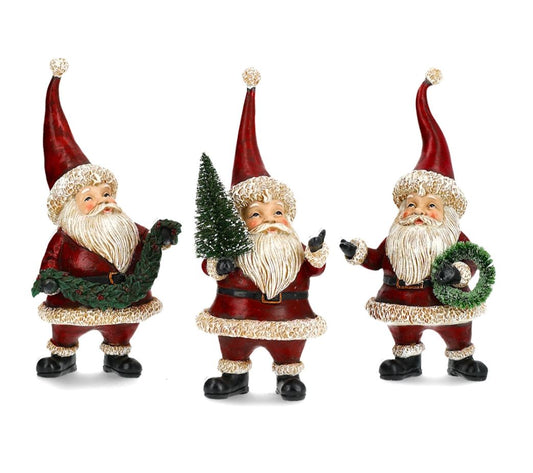 Innendørs julepynt Nisse Trilling Mix 12x10x23cm
