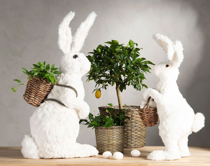 Påskepynt Gulvdekorasjon Hare med Ryggsekk 85 cm