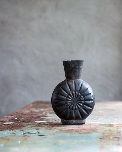 Dekorativ Vase Salmiak 17x8x27cm Glass