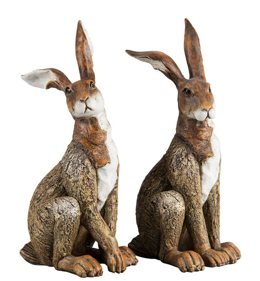 Påskepynt Hare 21 cm 2-pakning