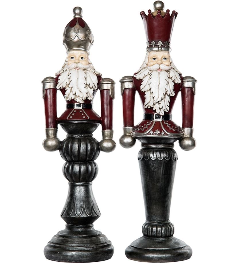 Juledekorasjon Nøtteknekker 2-pak Mix Rød