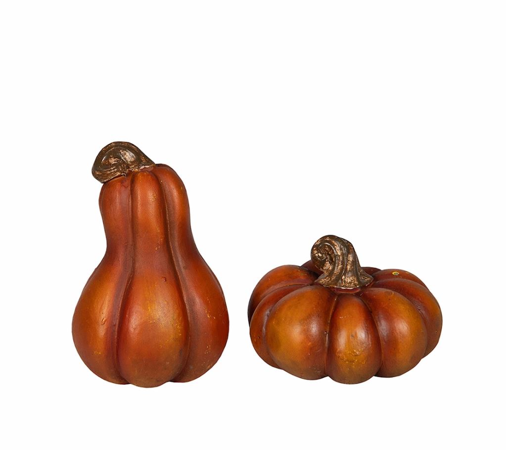 Dekorasjonsgresskar 6-pakning Mix 5x8 cm Oransje På lager august 2026