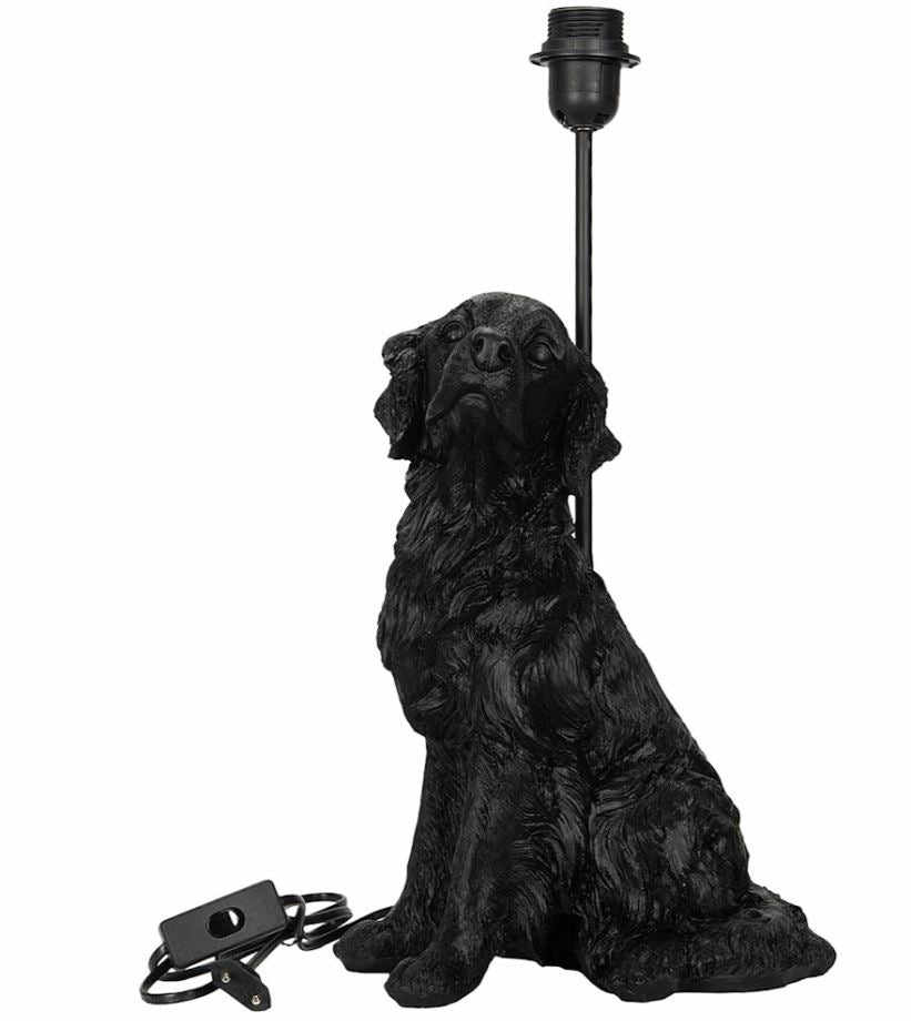 Bordlampe Lampefot Hund 49 cm
